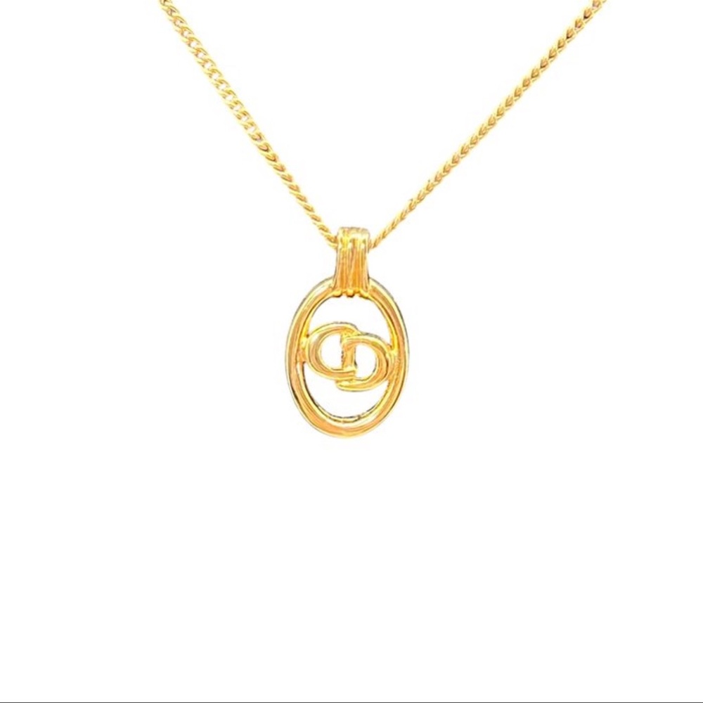 Authentic Christian Dior Gold Plated Necklace